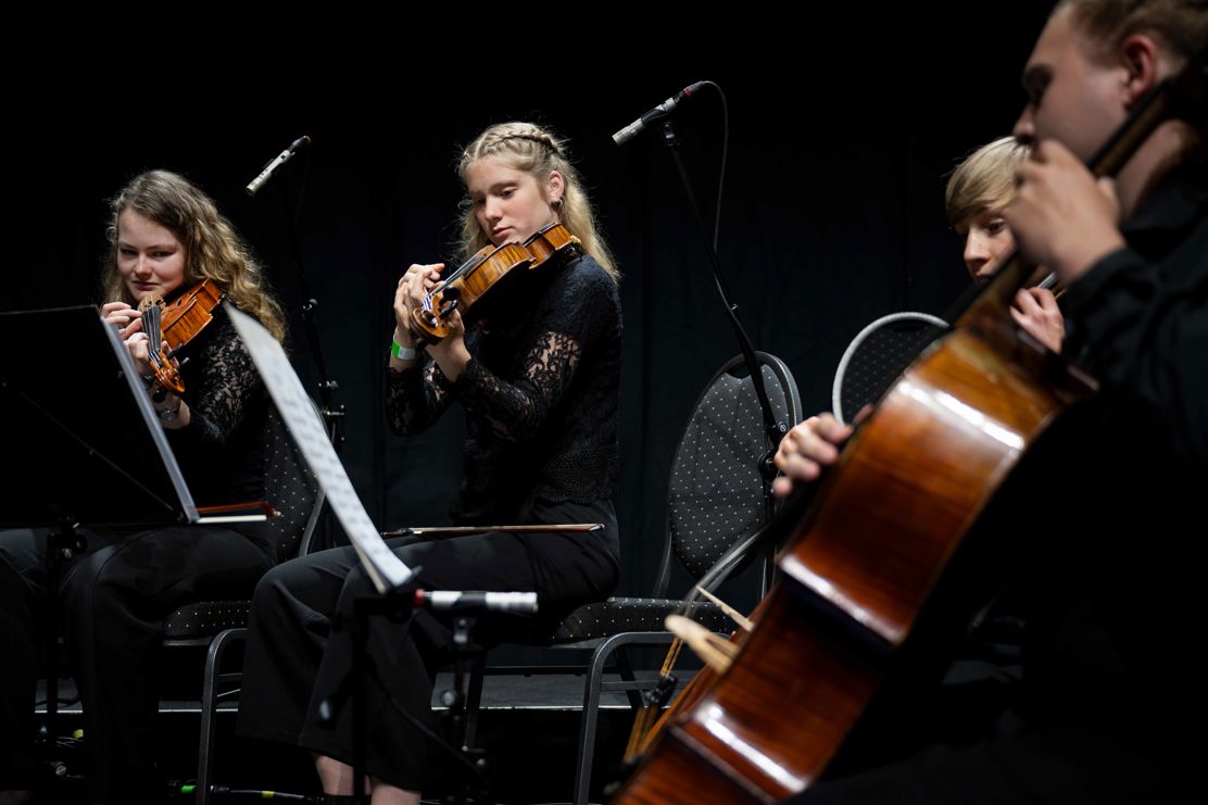 Das Jugendorchester Thurgau sorgt für musikalische Unterhaltung.